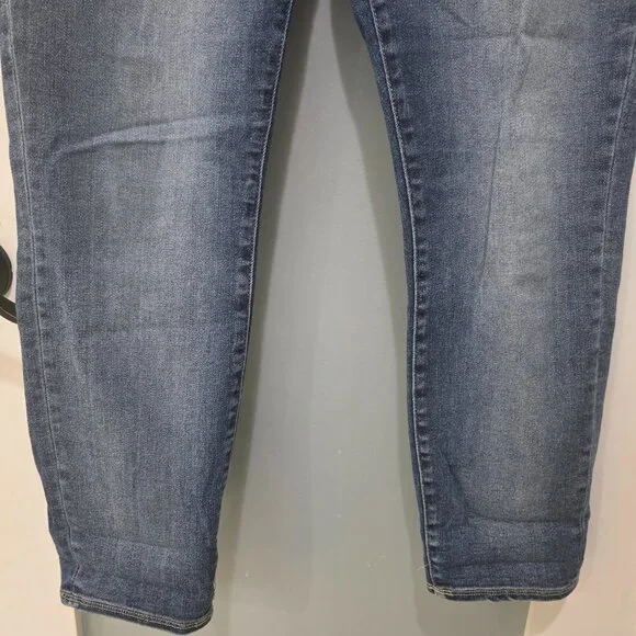 Rock & Republic Pull-On Cropped Jeans | Size 16 | Stretch Denim Blue Jeggings - Picture 9 of 15